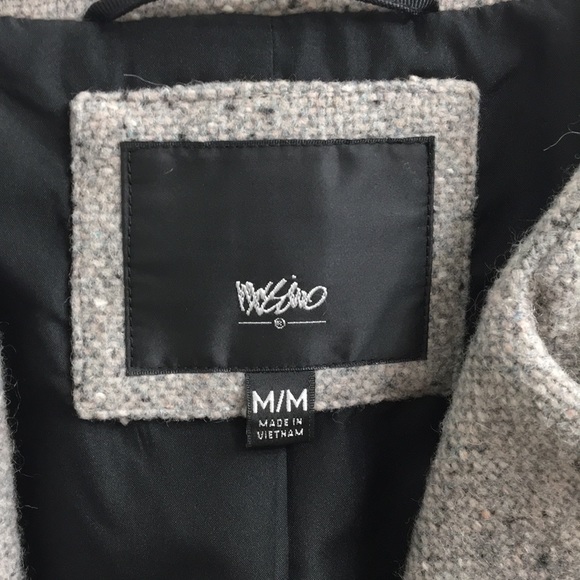 Mossimo Gray Casual Wool Blazer Size Medium - Picture 8 of 9